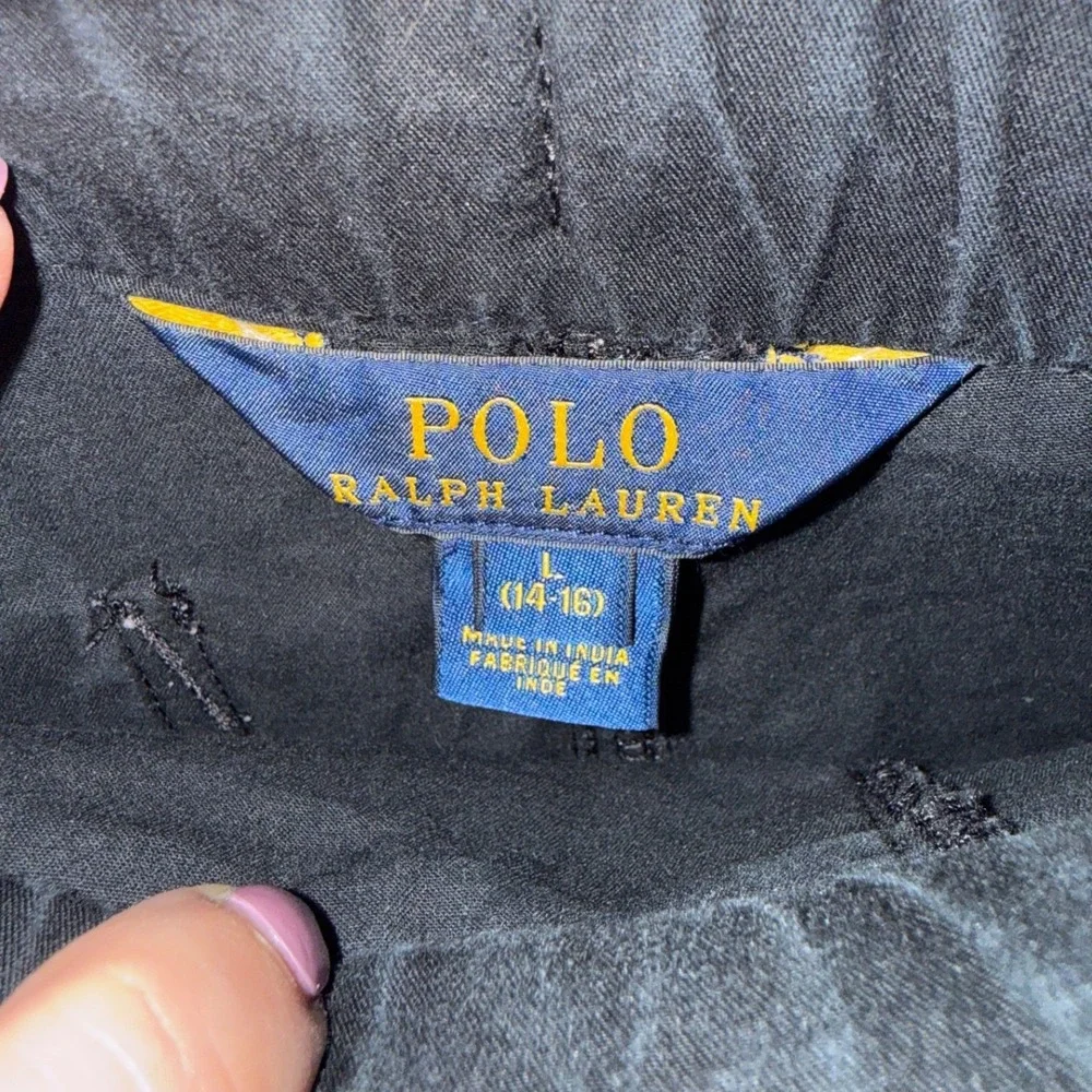 Polo Ralph Lauren Boys Size 14/16 Large Black Shorts